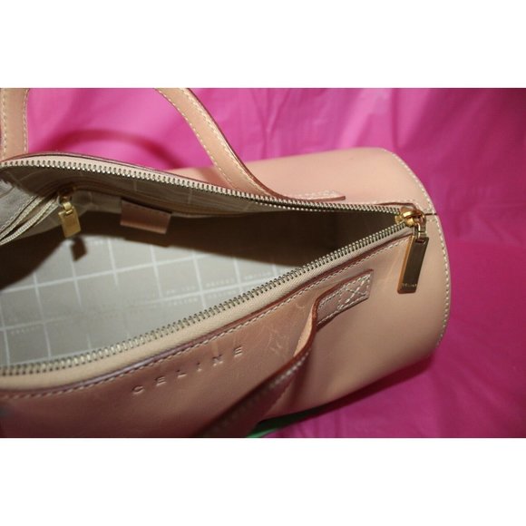 Celine Barrel Bag Women's Beige Leather Handbag - Picture 7 of 11